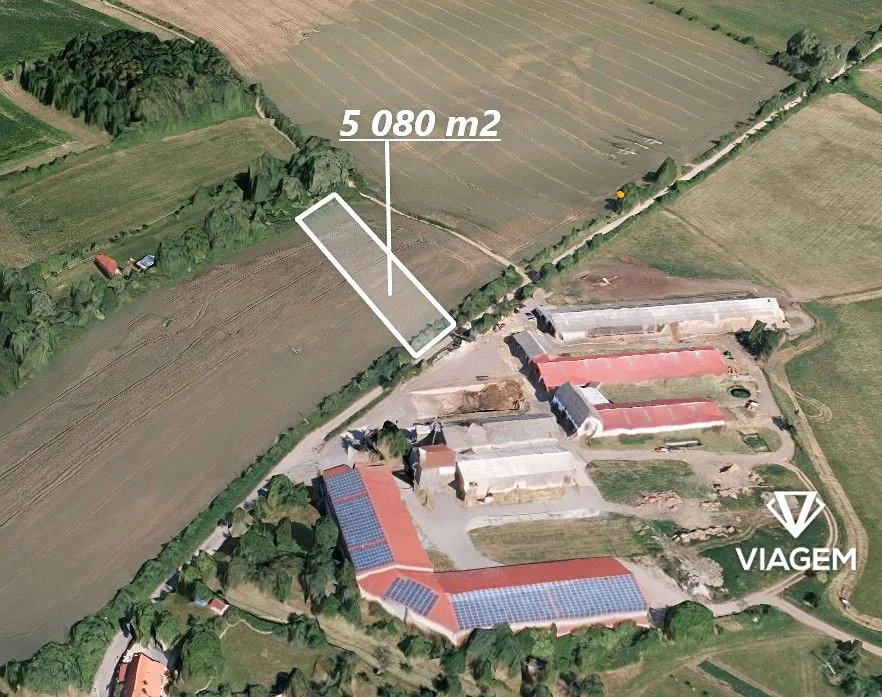 Prodej podílu 1/2 pole 2540 m²